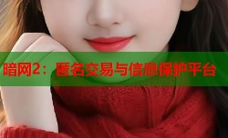 暗网2：匿名交易与信息保护平台