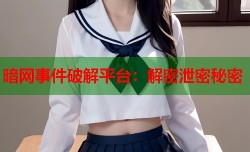 暗网事件破解平台：解密泄密秘密