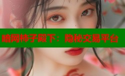 暗网柿子殿下：隐秘交易平台