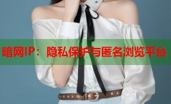 暗网IP：隐私保护与匿名浏览平台