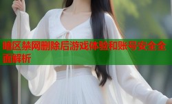 暗区禁网删除后游戏体验和账号安全全面解析