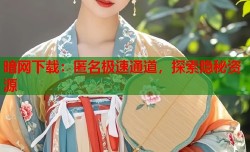 暗网下载：匿名极速通道，探索隐秘资源