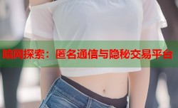 暗网探索：匿名通信与隐秘交易平台