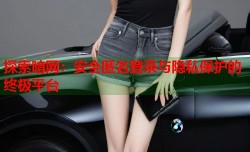 探索暗网：安全匿名登录与隐私保护的终极平台