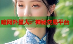 暗网外星人：神秘交易平台