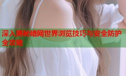 深入揭秘暗网世界浏览技巧与安全防护全攻略