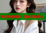 黄色海角暗网：隐秘交易平台