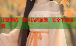 洋葱网络：匿名访问暗网，安全下载通道.