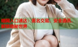 暗网入口速达：匿名交易、安全通讯，解锁隐秘世界