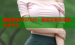 暗网禁地9837645：匿名交易与信息共享平台