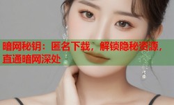 暗网秘钥：匿名下载，解锁隐秘资源，直通暗网深处