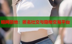 暗网禁地：匿名社交与隐秘交易平台