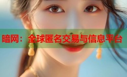 暗网：全球匿名交易与信息平台