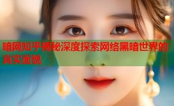 暗网知乎揭秘深度探索网络黑暗世界的真实面貌