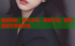 暗网揭秘：匿名访问、保密交流，解锁隐秘世界的钥匙