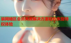 禁网暗区会员失效解决方案轻松恢复特权体验