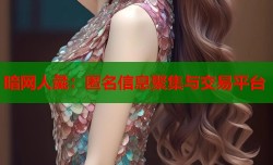 暗网人彘：匿名信息聚集与交易平台
