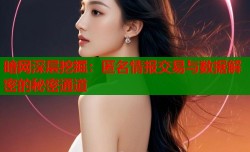 暗网深层挖掘：匿名情报交易与数据解密的秘密通道