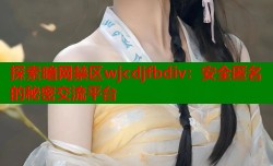 探索暗网禁区wjcdjfbdiv：安全匿名的秘密交流平台