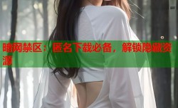 暗网禁区：匿名下载必备，解锁隐藏资源