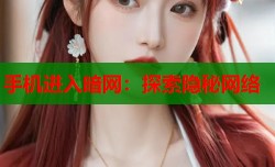 手机进入暗网：探索隐秘网络