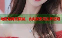 暗区禁网无限制，自由探索无边界空间