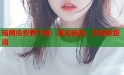 暗网免费看下载：匿名畅游，资源零距离