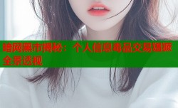 暗网黑市揭秘：个人信息毒品交易猖獗全景透视