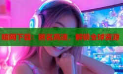暗网下载：匿名高速，解锁全球资源