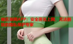 暗区禁网APP：安全匿名上网，无法删除的隐私保护专家