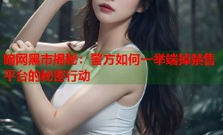 暗网黑市揭秘：警方如何一举端掉禁售平台的秘密行动