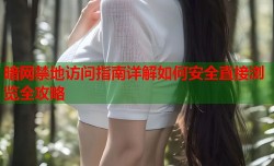 暗网禁地访问指南详解如何安全直接浏览全攻略