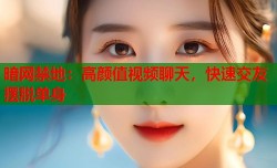 暗网禁地：高颜值视频聊天，快速交友摆脱单身