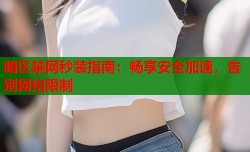 暗区禁网秒装指南：畅享安全加速，告别网络限制