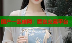国产一区暗网：匿名交易平台