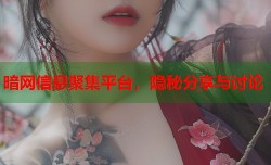 暗网信息聚集平台，隐秘分享与讨论
