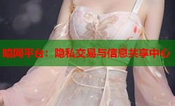 暗网平台：隐私交易与信息共享中心