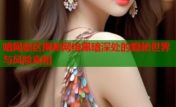 暗网禁区揭秘网络黑暗深处的隐秘世界与风险真相