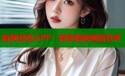 暗网禁区APP：探索隐秘网络世界