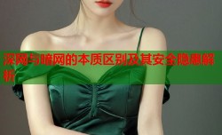深网与暗网的本质区别及其安全隐患解析