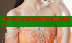 如何快速安全登陆暗网探索隐秘资源秘诀