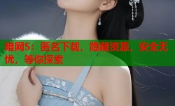 暗网S：匿名下载，隐藏资源，安全无忧，等你探索