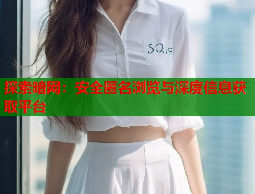 探索暗网：安全匿名浏览与深度信息获取平台  第2张