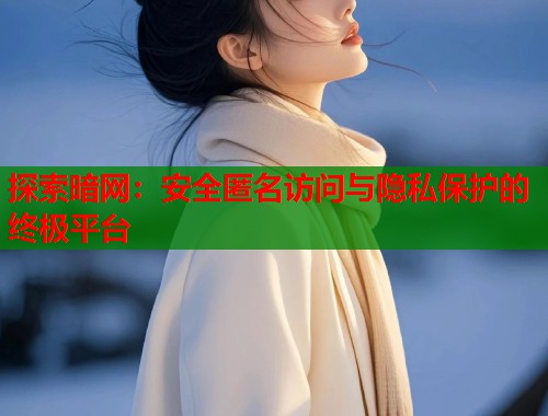 探索暗网：安全匿名访问与隐私保护的终极平台  第1张