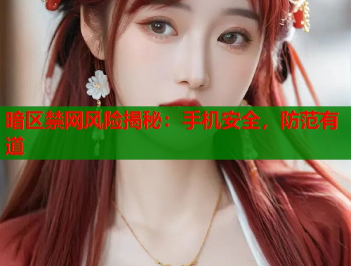 暗区禁网风险揭秘：手机安全，防范有道  第1张