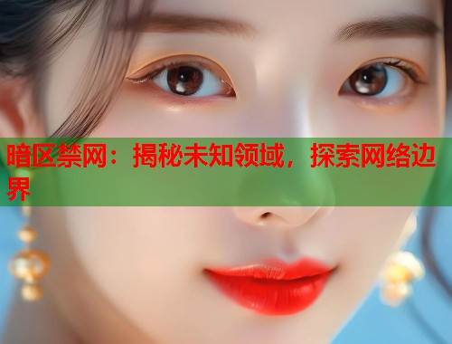 暗区禁网：揭秘未知领域，探索网络边界  第1张