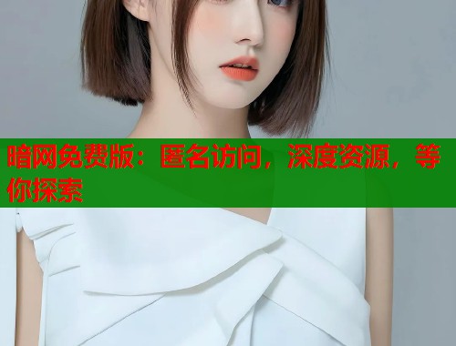 暗网免费版：匿名访问，深度资源，等你探索  第1张