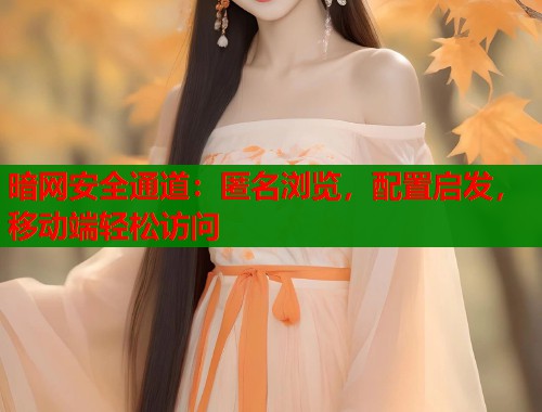 暗网安全通道：匿名浏览，配置启发，移动端轻松访问  第1张