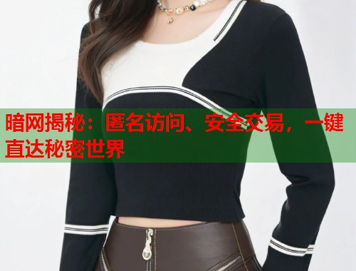 暗网揭秘：匿名访问、安全交易，一键直达秘密世界  第1张
