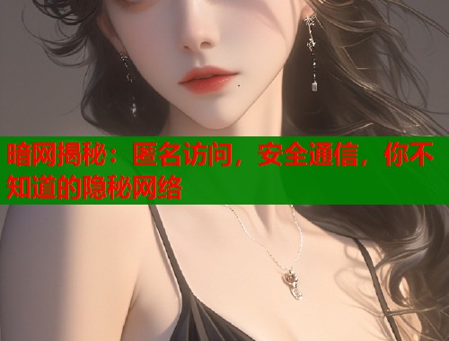 暗网揭秘：匿名访问，安全通信，你不知道的隐秘网络  第1张